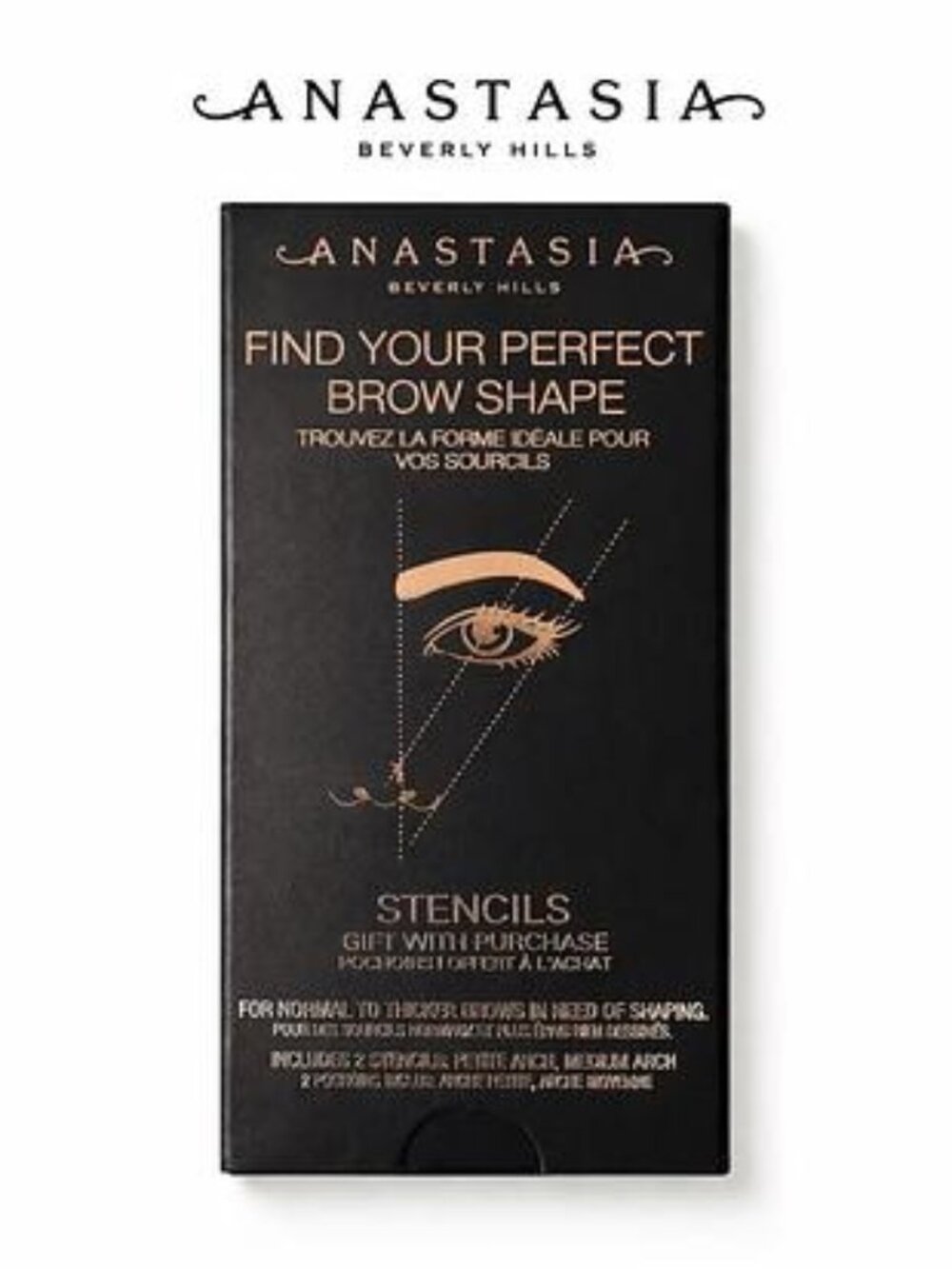 Anastasia Beverly Hills Find Your Perfect Brow Shape Stencils ( 2 Pcs)